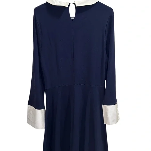Venus Navy Blue Dress with White Collar size 16 NWOT - Picture 3 of 6